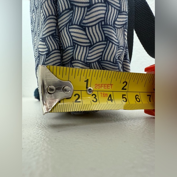 NWT Kipling  Damian Crossbody Shoulder Bag Navy White Adjustable Strap - Picture 11 of 12